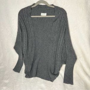 Grace and Lace Cocoon Faux Fur Knit Cardigan